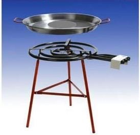 Paella Grillset Malaga, 65cm Gasbrenner, 90cm Paellapfanne ! von Paelleras EL CID