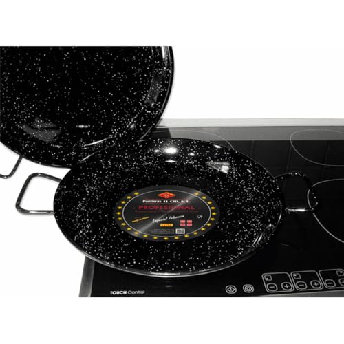 SEHR ROBUSTE PAELLA PFANNE für INDUKTION, emailliert 38cm SEHR ROBUSTE PAELLA PFANNE für INDUKTION, emailliert 38cm von Garcima