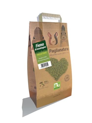 Paglianatura Heupellet 3 kg — Kompaktes Futter für Kaninchen und Nagetiere, reich an Ballaststoffen und gesund für die Verdauung Paglianatura Heupellet 3 kg — Kompaktes Futter für Kaninchen und Nagetiere, reich an Ballaststoffen und gesund für die Verdauung von VWPEYY