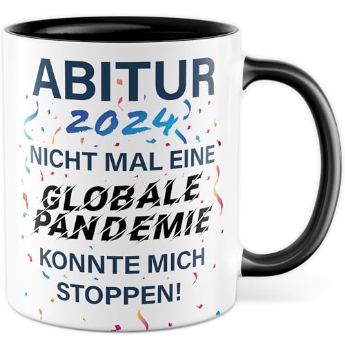 Abi 2024 Tasse, Abitur Geschenk Jungs Mädchen lustig, Kaffeetasse für Abiturient & Abiturientin zum Abschluss Deko Abiturgeschenk Kaffeebecher von Pagma Druck