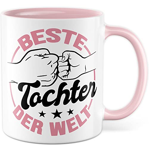 Beste Tochter der Welt Tasse mit Spruch Kaffeetasse Kind Geburtstag Mutter Vater Geschenkidee Eltern Kaffee-Becher Töchterchen Familie Beste Tochter der Welt Tasse mit Spruch Kaffeetasse Kind Geburtstag Mutter Vater Geschenkidee Eltern Kaffee-Becher Töchterchen Familie von Pagma Druck