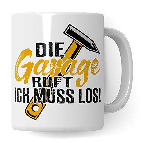 Pagma Druck Tasse Handwerker & Heimwerker, Geschenk für Ehemann Basteln Hobby Becher, Werkstatt Garage Schreiner Tischler Zimmerer Handwerk Kaffeetasse von Pagma Druck