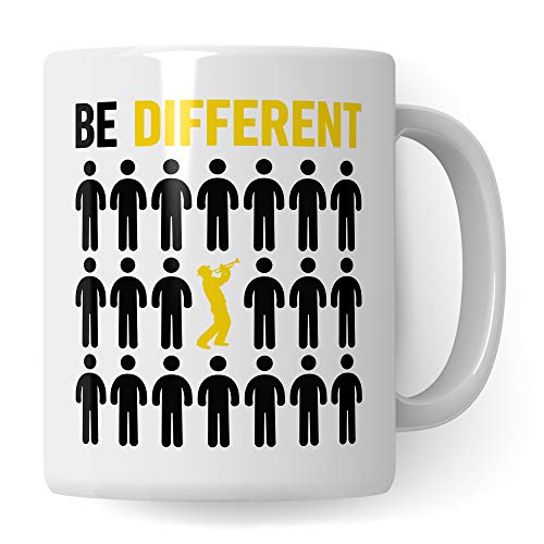 Pagma Druck Trompete Tasse, Trompete Geschenke Becher, Kaffeetasse für Trompeter und Trompetenspieler, Trompete Geschenkideen Kaffeetasse Deko Musiker Blechbläser Dekoration Spruch von Pagma Druck