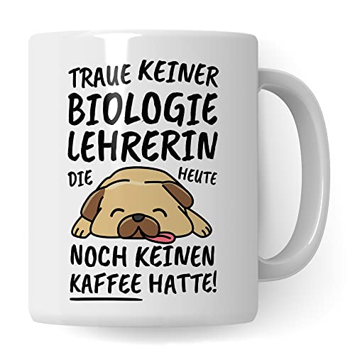 Tasse Biologielehrerin lustig, Biologielehrerin Geschenk Beruf, Spruch Kaffeebecher Biologielehrerinnen Geschenkidee, Biologie Schule Lehrende Lehrerin Kaffee-Tasse Teetasse Becher von Pagma Druck