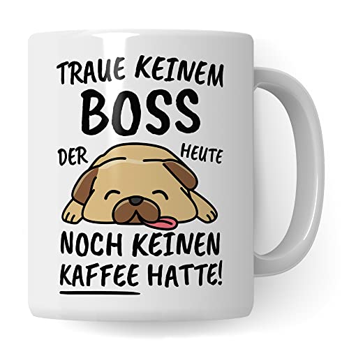 Tasse Boss lustig Boss Geschenk Beruf Spruch Kaffeebecher Bosse Geschenkidee Chef Vorgesetzter Dienstherr Geschäftsherr Leiter Kaffee-Tasse Teetasse Becher von Pagma Druck