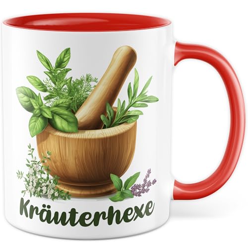Tasse Garten Geschenk Kräuterhexe, Kaffeetasse Witzig Sarkasmus Natur, Geschenkidee Garten Kollegin Chefin Kaffee-Becher von Pagma Druck