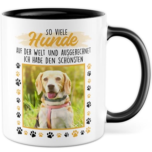 Tasse Hund personalisiert Geschenk So viele Hunde und ich habe den schönsten, Kaffeetasse eigenes Bild Hundetasse Hundedeko Geschenkidee Hundemama Hundepapa Haustier Kaffee-Becher Tasse Hund personalisiert Geschenk So viele Hunde und ich habe den schönsten, Kaffeetasse eigenes Bild Hundetasse Hundedeko Geschenkidee Hundemama Hundepapa Haustier Kaffee-Becher von Pagma Druck