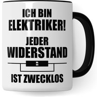Elektriker Tasse Mit Spruch Lustig, Elektrikerin Kaffeetasse, Kaffeetasse Humor Witz Geschenk Für Elektroinstallateur Kaffeebecher Wortwitz Elektriker Tasse Mit Spruch Lustig, Elektrikerin Kaffeetasse, Kaffeetasse Humor Witz Geschenk Für Elektroinstallateur Kaffeebecher Wortwitz von PagmaDruck
