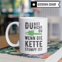 Kettensäge Geschenk, Tasse Holzfäller Becher Waldarbeiter Förster Geschenk Spruch Forstwirt Wald Geschenkidee Holzarbeiten Bäume Kaffeetasse von PagmaDruck