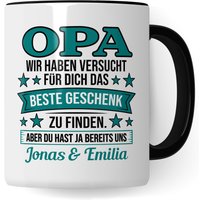 Opa Tasse Personalisierbar - Wir Haben Versucht Für Dich Das Beste Geschenk Zu Finden Personalisiert Großvater Enkelkinder Geschenkidee Opa Tasse Personalisierbar - Wir Haben Versucht Für Dich Das Beste Geschenk Zu Finden Personalisiert Großvater Enkelkinder Geschenkidee von PagmaDruck