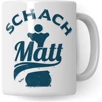 Schachmatt Tasse Geschenkidee, Schachspieler Kaffeetasse Schachspiel Kaffeebecher Humor Witz Geschenk Für Schachfigur Teetasse von PagmaDruck