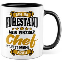 Tasse Ruhestand Geschenk, Ich Bin Jetzt Im Geschenkidee Kaffeetasse Mit Spruch Lustig Kaffee-Becher Rente Witztasse Teetasse von PagmaDruck