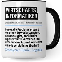 Tasse Wirtschaftsinformatiker Lustig, Geschenk Beruf, Kaffeebecher Wirtschaft Informatiker Geschenkidee Becher von PagmaDruck