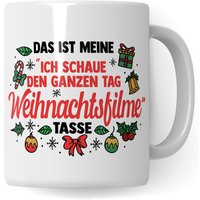 Weihnachten Tasse Weihnachts-Filme Kaffee-Becher Teetasse Christmas Glühweintasse Geschenk Geschenkidee Frohe Winter Kaffeetasse von PagmaDruck