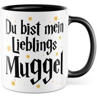 Zauberer Tasse Mit Spruch - Geschenk Du Bist Mein Lieblings Muggel Kaffeetasse 330Ml Keramik Muggle Geschenkidee Hexe Fantasy-Fan Magier Zauberer Tasse Mit Spruch - Geschenk Du Bist Mein Lieblings Muggel Kaffeetasse 330Ml Keramik Muggle Geschenkidee Hexe Fantasy-Fan Magier von PagmaDruck