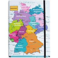 PAGNA Heftbox 3.5 cm DIN A4 Deutschlandkarte von Pagna