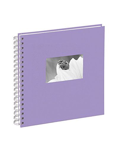 Pagna 12156-33 Passepartout-Spiralalbum 240 x 250 mm 50 Seiten, Leineneinband mit Passepartout Fotokarton weiß mit Pergamin, flieder Pagna 12156-33 Passepartout-Spiralalbum 240 x 250 mm 50 Seiten, Leineneinband mit Passepartout Fotokarton weiß mit Pergamin, flieder von Pagna