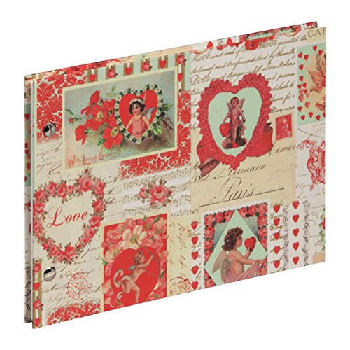 Pagna Schraubalbum 240x170mm Valentine 40S, Pappe, Motiv, 17 x 24 x 1.1 cm von Pagna