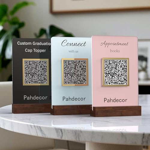 Benutzerdefiniertes Multi-Business-QR-Code-Zeichen Mini-QR-Display Scan to Pay personalisierte Venmo-Facebook-Instagram-App soziale Media-Schilder Acryl Schönheitsgeschäft Friseure Kosmetiker-Plakette Benutzerdefiniertes Multi-Business-QR-Code-Zeichen Mini-QR-Display Scan to Pay personalisierte Venmo-Facebook-Instagram-App soziale Media-Schilder Acryl Schönheitsgeschäft Friseure Kosmetiker-Plakette von Pahdecor