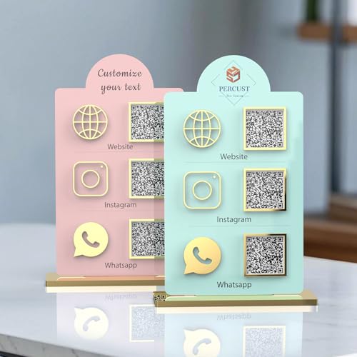 Pahdecor 3D-Codeschild Qr – 17,8 x 30,5 cm aus Acryl – klar Pahdecor 3D-Codeschild Qr – 17,8 x 30,5 cm aus Acryl – klar von Pahdecor