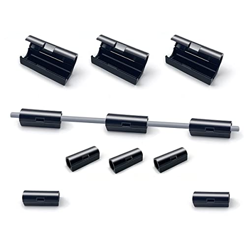 40 StüCk Schwarze Kabelhalter Kabelclips, Selbstklebend Schreibtisch KabelfüHrung, Kabel organizer Clip Kabelorganisation füR Kabelclips, Schreibtisch, BüRo Und Zuhause (01- Small) von PaiLeWei