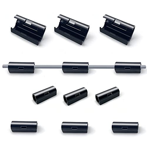 40 StüCk Schwarze Kabelhalter Kabelclips, Selbstklebend Schreibtisch KabelfüHrung, Kabel organizer Clip Kabelorganisation füR Kabelclips, Schreibtisch, BüRo Und Zuhause (02 - Large) von PaiLeWei