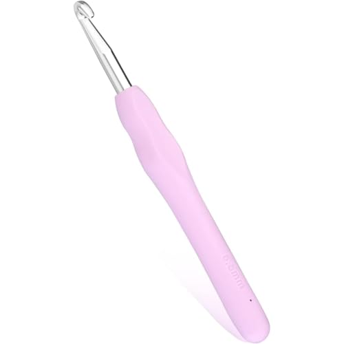 Häkelnadel 6.5 mm, Häkelnadeln Zum Häkeln Und Stricken, Ergonomische Häkelnadeln Mit Weichen Griffen, crochet hook für Anfänge und Erfahrene Häkelliebhaber von Paicreate