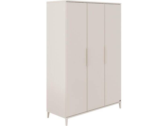 Kleiderschrank YUNY BY PAIDI SISTER LOU inkl. Kleiderstangen und Einlegeböden , beige (cashmere, beige), B:130,4cm H:194,5cm T:52,4cm, Spanplatte, Schränke, Beige, zertifizierte Qualität, Soft-Close von Paidi