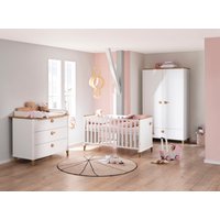 PAIDI Babymöbel-Set ""Lotte & Fynn", Steiff by PAIDI", (4 St., Babybett, Wickelaufsatz und Wickelkommode, 2-türiger Schrank) von Paidi