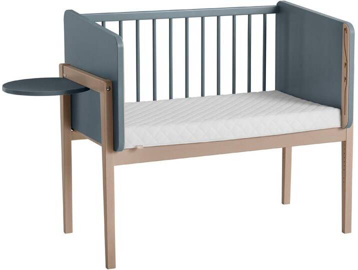 PAIDI Beistellbett LITTLE CLOUD, mit Lattenrost, variabel höhenverstellbar, umbaubar zum Tiny Sofa, blau, Buche/Mattblau PAIDI Beistellbett LITTLE CLOUD, mit Lattenrost, variabel höhenverstellbar, umbaubar zum Tiny Sofa, blau, Buche/Mattblau von Paidi