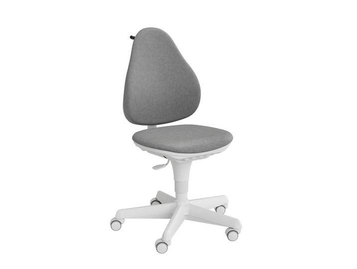 Paidi JUGENDDREHSTUHL JOOKI, Weiß, Grau, Drehkreuz, 58x97x54 cm, OEKO-TEX® STANDARD 100, Goldenes M, Blauer Engel, Stoffauswahl, Sitzfläche 360° von Paidi