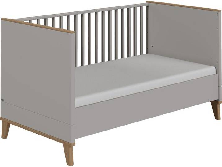 Umbauseiten PAIDI FIENE für den Umbau vom Babybett zum Juniorbett , grau (kieselgrau), B:139cm H:18,4cm T:2,2cm, Holzwerkstoff, Umbauseiten, Erweiterungs-Set Kinderbett 70x140cm in Grau von Paidi