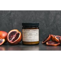 Blutorange & Grapefruit Vegan Soja Wachs Kerze von PaigesCandleCo