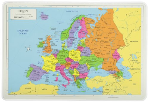 Painless Learning M. Ruskin Europa Karte Tischset (EUR-1) von Painless Learning