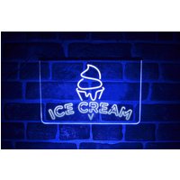 Eiscreme Neon Led Hängelicht Schild Usb Open Shop Display Für Eisbecher Gelato Parlour von PaintTheTownLED