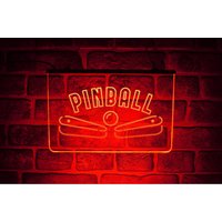 Pinball Machine Led Neon Light Up Schild | Arcade Wizard Beleuchtet Usb-Display Für Spielzimmer Oder Pin-Ballhöhle von PaintTheTownLED