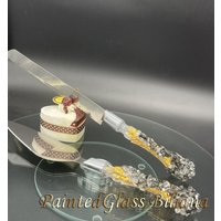 "Geode "Geode" Tortenset." von PaintedGlassBiliana