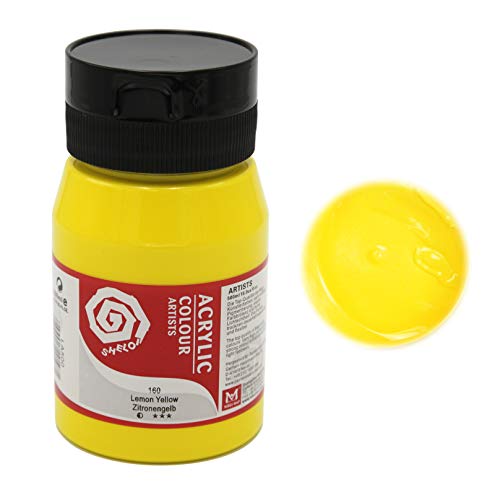 ARTIST Künstler- Acrylfarbe, hochpigmentierte Top-Qualität in 500 ml Vorratsgebinde 02 zitronengelb ARTIST Künstler- Acrylfarbe, hochpigmentierte Top-Qualität in 500 ml Vorratsgebinde 02 zitronengelb von Paintersisters