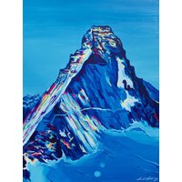 Kunstdruck Von "Das Matterhorn' von PaintingsbySarShop