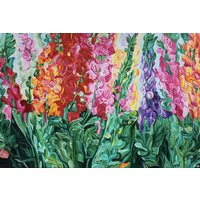Kunstdruck Von "Spring Florals' von PaintingsbySarShop