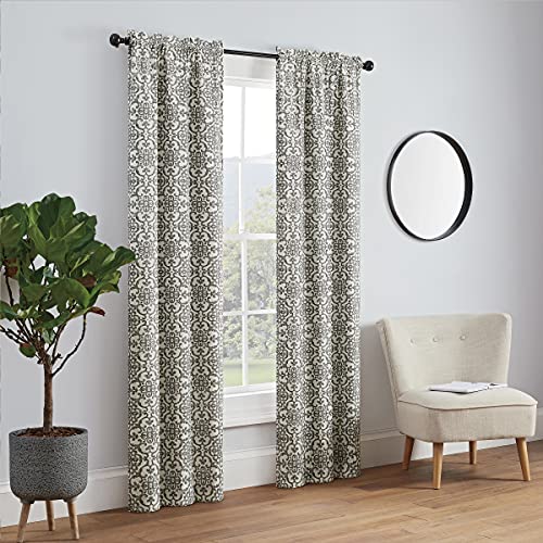 Pairs to Go Brockwell 142,2 x 241,3 cm Stangentasche Doppel-Panel Sichtschutz Fenster Behandlung Wohnzimmer, Polyester Baumwollmischung, anthrazit, 28" W x 95" L (Pack of 2), 2 von Pairs to Go