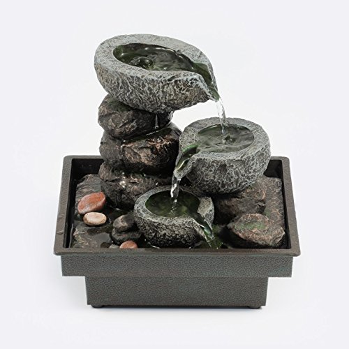pajoma Zimmerbrunnen Floating Stones, Höhe ca. 20 cm von pajoma