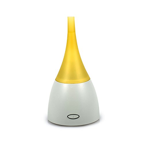 pajoma Aroma Diffuser AirActiv, Ultraschall Luftbefeuchter mit LED Licht, 4 Farben Humidifier Aromatherapie Diffusor (Gelb) von pajoma