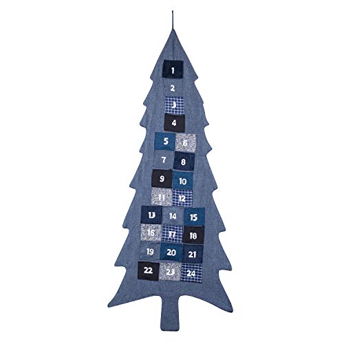 XXL Adventskalender zum Befüllen Weihnachtsbaum aus Stoff zum Aufhängen Weihnachten, Weihnachtskalender DIY von pajoma von pajoma