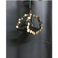 Vogelspielzeug, Vogelschaukel, Naturvogelspielzeug, Handgemachtes Natürliche Hölzerne Papageien - Und Sittichschaukel Spielzeugvögel, Sitzleiter von PaksPetHandmadeArt