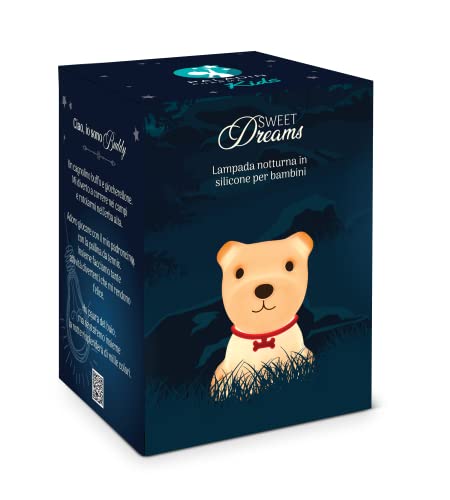 Paladin Pharma Sweet Dreams Nachtlicht aus Silikon für Kinder - Hund - Aufladen mit USB TypeC - Ändern Sie bis zu 7 Farben von Paladin Pharma
