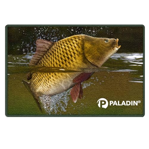 Paladin Türmatte 60x40cm Fußmatte mit Fischdekor Fußabtreter Haustür (Karpfen) von Paladin
