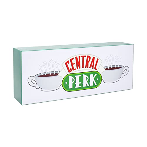 FRIENDS Central Perk Logo Licht - Offiziell lizenziertes TV Show Merchandise, wandmontierbares oder freistehendes Novitätsschild, batteriebetrieben oder USB, Geschenk für Sitcom-Fans von Paladone