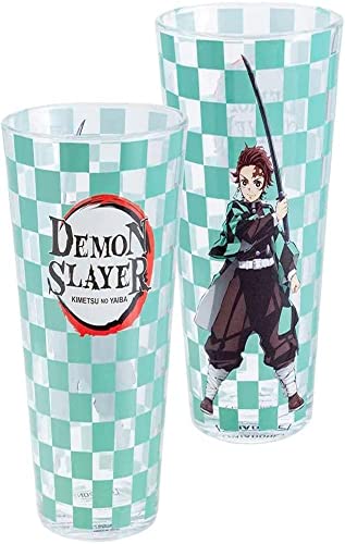 Demon Slayer Trinkglas - Offiziell lizenzierter Becher für kalte Getränke, Anime Merch, Geschenk für Anime-Fans von Paladone