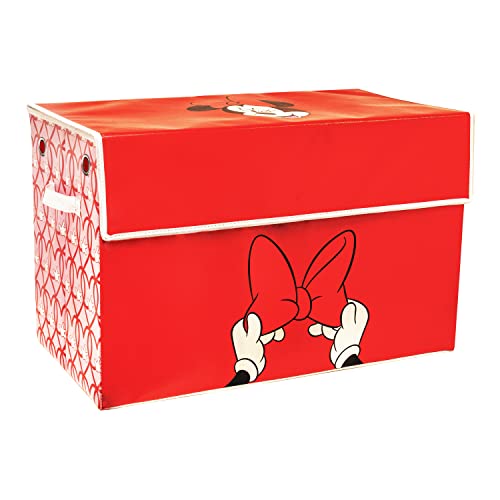 MINNIE MOUSE Disney Aufbewahrungsbox - Offiziell lizenziert, große Organisationsbox, Stoffspielzeugtruhe für Kinder von Paladone